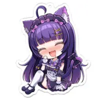 Oimopie chan - Acrylic Key Chain - Key Chain - VTuber Size-70 x 70 (mm)