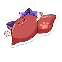 Oimopie chan - Acrylic Key Chain - Key Chain - VTuber Size-50 x 50 (mm)