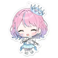 Amane Namida - Acrylic Key Chain - Key Chain - VTuber Size-70 x 70 (mm)