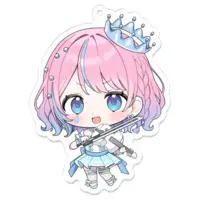 Amane Namida - Acrylic Key Chain - Key Chain - VTuber Size-70 x 70 (mm)
