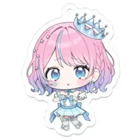 Amane Namida - Acrylic Key Chain - Key Chain - VTuber Size-50 x 50 (mm)