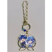 Runa & Naokiri - Key Chain - Colorful Peach