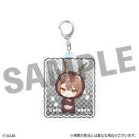 Uri - Acrylic Key Chain - Key Chain - Colorful Peach