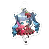 Aozora Mei - Acrylic Key Chain - Key Chain - VTuber Size-50 x 50 (mm)