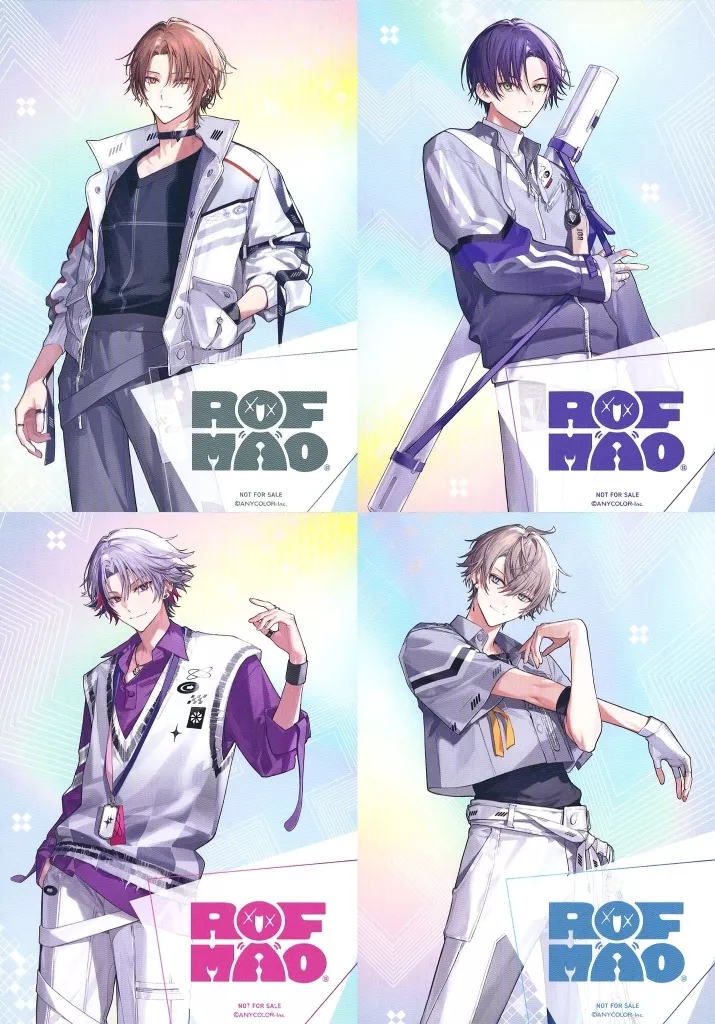 ROF-MAO - Character Card - Kaida Haru & Fuwa Minato & Kenmochi Toya & Kagami Hayato