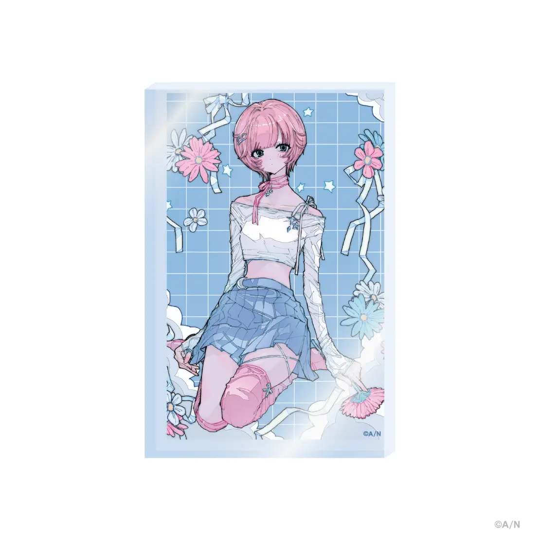 Yuhi Riri - Acrylic Block - Nijisanji (【オリジナルグッズ