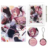Kuramochi Meruto - Key Chain - Badge - Acrylic Art Plate - Canvas Board - Birthday Merch Complete Set - Nijisanji