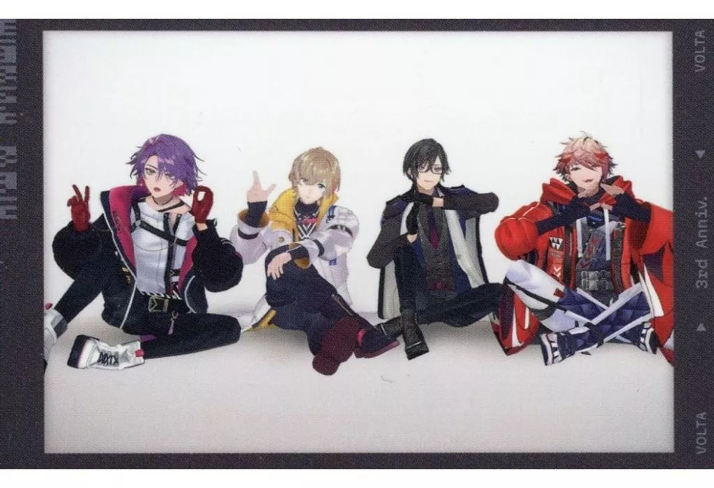 VOLTACTION - Character Card - VOLTACTION 3rd Anniversary - Watarai Hibari & Shikinagi Akira & Seraph Dazzlegarden & Fura Kanato