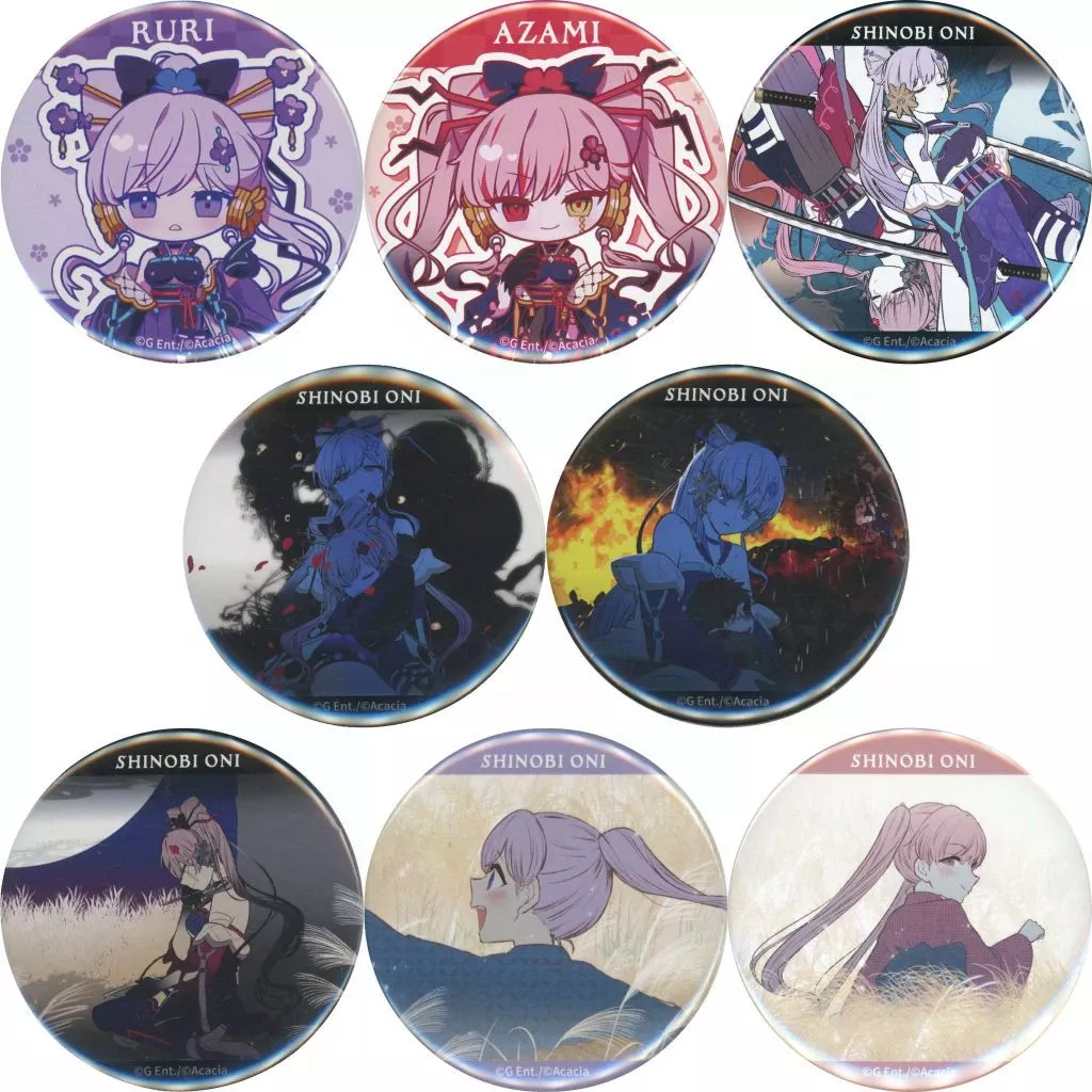 レゾンデートル　DMMスクラッチ 缶バッジ Asano Ruri - DMM Scratch! - Badge - Asano Sisters Project (全8種