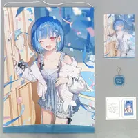 Nishizono Chigusa - Acrylic Key Chain - Character Card - Key Chain - Acrylic Art Plate - Tapestry - Birthday Merch Complete Set - Nijisanji