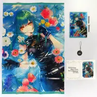 Kitakoji Hisui - Character Card - Tapestry - Key Chain - Acrylic Art Plate - Birthday Merch Complete Set - Nijisanji