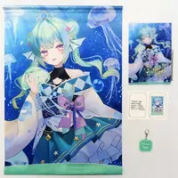 Finana Ryugu - Acrylic Key Chain - Character Card - Key Chain - Acrylic Art Plate - Tapestry - Birthday Merch Complete Set - Nijisanji