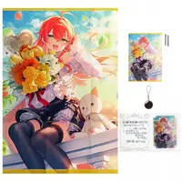 Shishido Akari - Character Card - Tapestry - Key Chain - Acrylic Art Plate - Birthday Merch Complete Set - Nijisanji