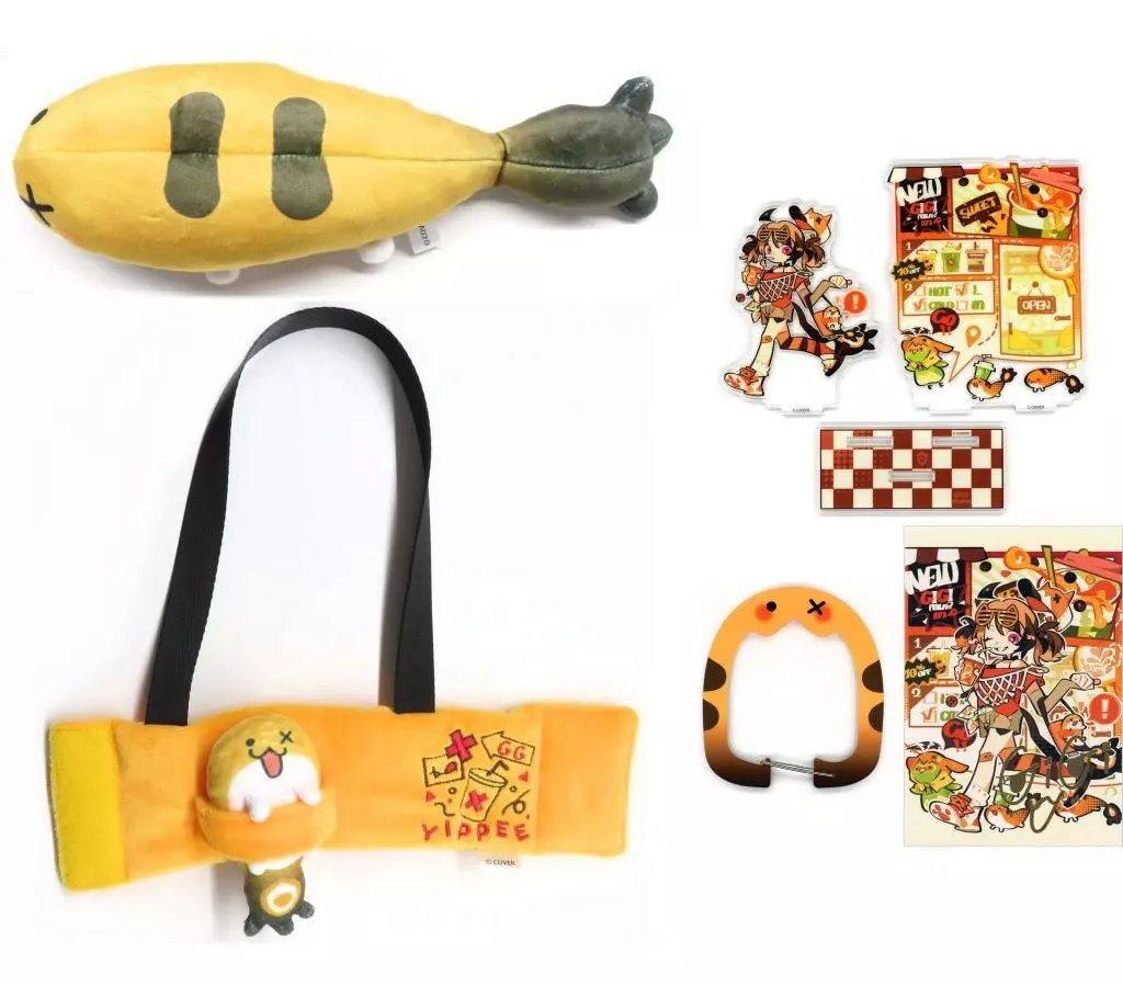 Gigi Murin - Complete Set - Postcard - Acrylic stand - Carabiner - Acrylic Diorama Stand - Key Chain - Plush - hololive English