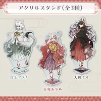 hololive - Acrylic stand - Ookami Mio & Nakiri Ayame & Shirakami Fubuki