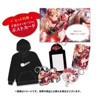Seshima Rui - Clothes - Complete Set - Card Holder - Hoodie - Acrylic Key Chain - Phone Tab - Key Chain - Postcard - 774 inc. Size-L