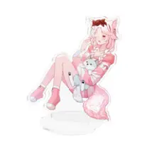 Fujiwara Yuki - Acrylic stand - VTuber Size-100x100mm
