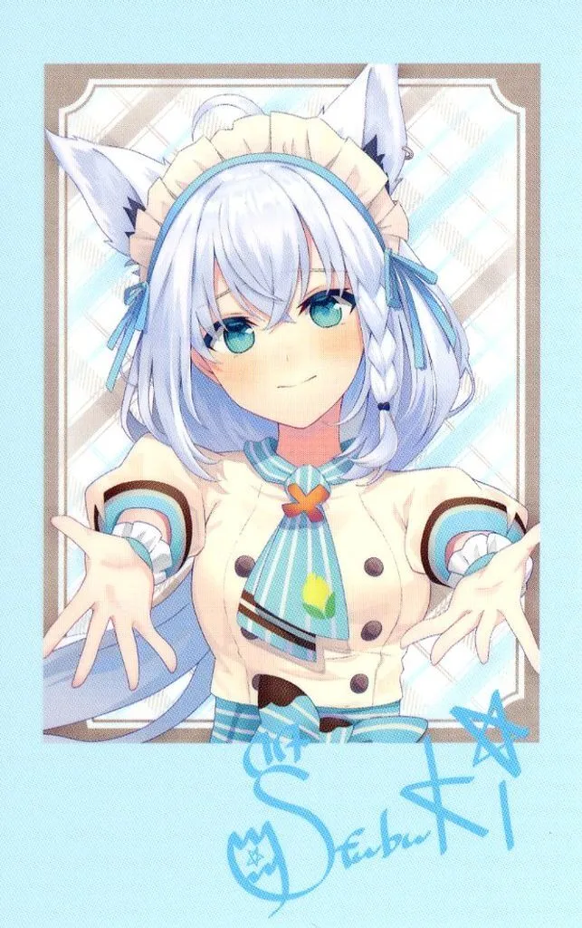 Shirakami Fubuki - Character Card - hololive (白上フブキ(枠カラー
