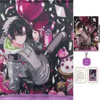 Sakayori Soma - Acrylic Key Chain - Character Card - Key Chain - Acrylic Art Plate - Tapestry - Birthday Merch Complete Set - Nijisanji