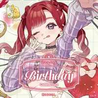 Saotome Berry - Acrylic Key Chain - Acrylic Art Plate - Tapestry - Key Chain - Character Card - Birthday Merch Complete Set - Nijisanji