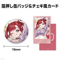 Saotome Berry - Character Card - Badge - Nijisanji