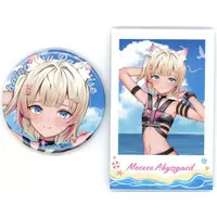 Mococo Abyssgard - holonatsu Paradise Merch vol.2 - Character Card - Badge - Advent