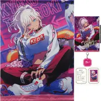 Todoroki Kyoko - Acrylic Key Chain - Character Card - Key Chain - Acrylic Art Plate - Tapestry - Birthday Merch Complete Set - Nijisanji