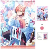 Akagi Wen - Acrylic Key Chain - Character Card - Key Chain - Acrylic Art Plate - Tapestry - Birthday Merch Complete Set - Nijisanji