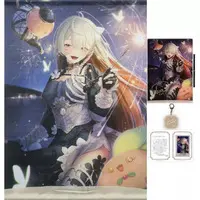 Klara Charmwood - Acrylic Key Chain - Character Card - Key Chain - Acrylic Art Plate - Tapestry - Birthday Merch Complete Set - Nijisanji