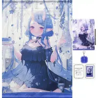 Rindou Mikoto - Acrylic Key Chain - Character Card - Key Chain - Acrylic Art Plate - Tapestry - Birthday Merch Complete Set - Nijisanji