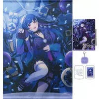 Meloco Kyoran - Acrylic Key Chain - Character Card - Key Chain - Acrylic Art Plate - Tapestry - Birthday Merch Complete Set - Nijisanji