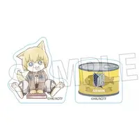 Acrylic stand (アルミン・アルレルト 調査兵にゃん 積み積みブロック ミニ 「進撃の巨人」)