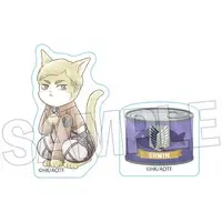 Acrylic stand (エルヴィン・スミス 調査兵にゃん 積み積みブロック ミニ 「進撃の巨人」)