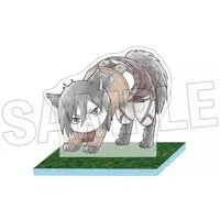 Acrylic stand (ミカサ・アッカーマン 調査兵にゃん 大地なアクリルスタンド 「進撃の巨人」)