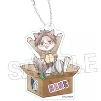 Key Chain (ハンジ・ゾエ 調査兵にゃん おなまえキーホルダー 「進撃の巨人」)