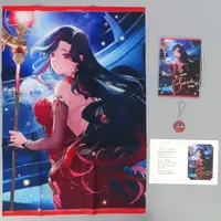 Scarle Yonaguni - Character Card - Tapestry - Key Chain - Acrylic Art Plate - Birthday Merch Complete Set - Nijisanji