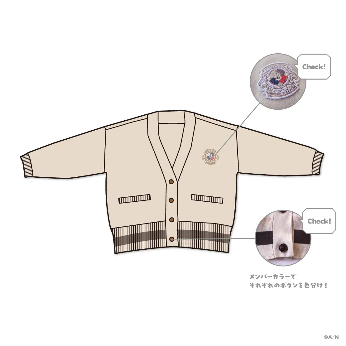 VOLTACTION - Clothes - Fura Kanato & Watarai Hibari & Shikinagi Akira & Seraph Dazzlegarden
