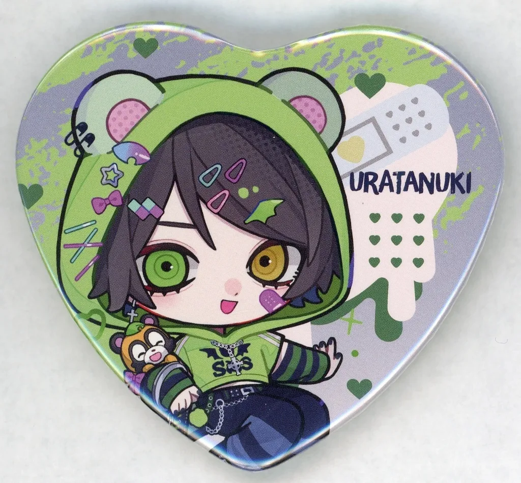 Uratanuki - Badge - SoraMafuUraSaka (うらたぬき(デフォルメ) 缶
