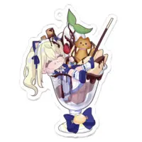 Hinatuki Hiyori - Acrylic Key Chain - Key Chain - VTuber Size-70 x 70 (mm)