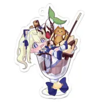 Hinatuki Hiyori - Acrylic Key Chain - Key Chain - VTuber Size-70 x 70 (mm)