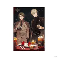 Hitotsubashi Ayato & Itsuki Sakyo - ELIBURI 1st Anniversary - Illustration Board - Nijisanji