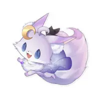 Elfina Grace - Stickers - VTuber Size-160 x 160 (mm)