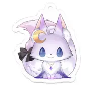 Elfina Grace - Acrylic Key Chain - Key Chain - VTuber Size-50 x 50 (mm)