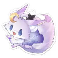 Elfina Grace - Acrylic Key Chain - Key Chain - VTuber Size-70 x 70 (mm)