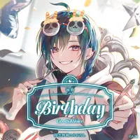 Ryushen - Acrylic Key Chain - Acrylic Art Plate - Tapestry - Key Chain - Character Card - Birthday Merch Complete Set - Nijisanji