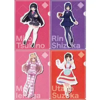 Nijisanji - Plastic Folder - Stationery - Ienaga Mugi & Suzuka Utako & Shizuka Rin & Tsukino Mito