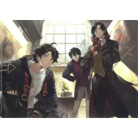 Nijisanji - Stationery - Plastic Folder - Yumeoi Kakeru & Shellin Burgundy & Saegusa Akina