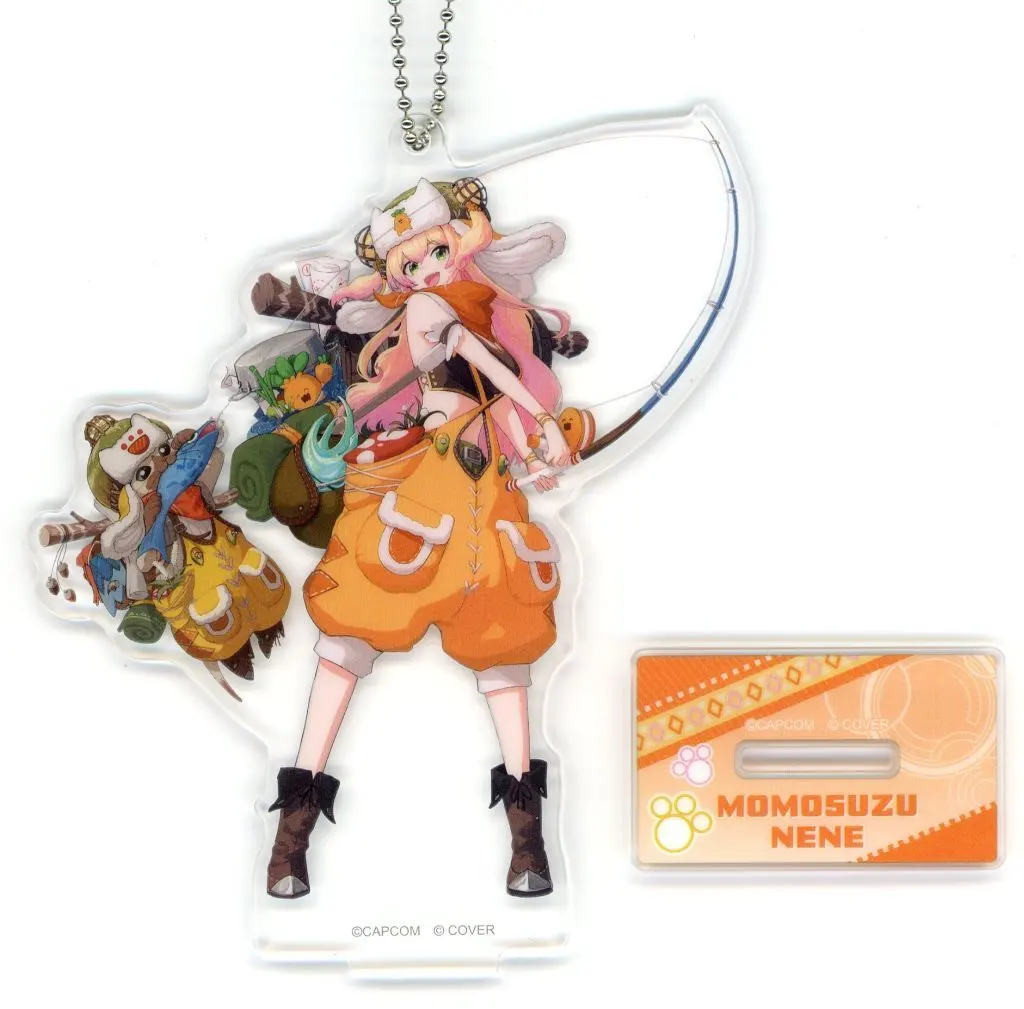 Momosuzu Nene - Monster Hunter x Hololive - Acrylic stand - Key Chain - hololive