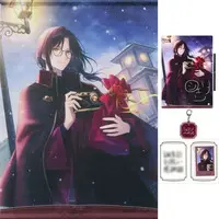 Shellin Burgundy - Acrylic Key Chain - Character Card - Key Chain - Acrylic Art Plate - Tapestry - Birthday Merch Complete Set - Nijisanji