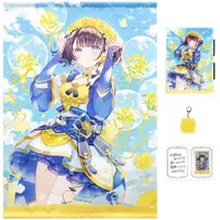 Shiga Riko - Acrylic Key Chain - Character Card - Key Chain - Acrylic Art Plate - Tapestry - Birthday Merch Complete Set - Nijisanji